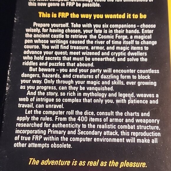 Wizardry Bane of the Cosmic Forge For Amiga Video Game Computer System - Picture 11 of 13